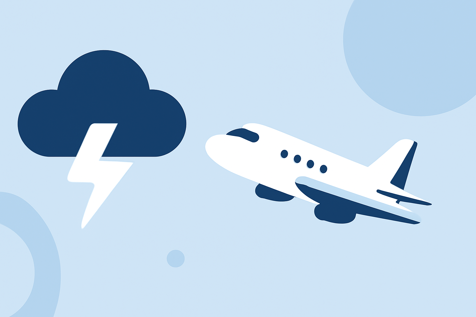 Understanding Storm Impact on Connecting Flights for Road-and-Air Trips