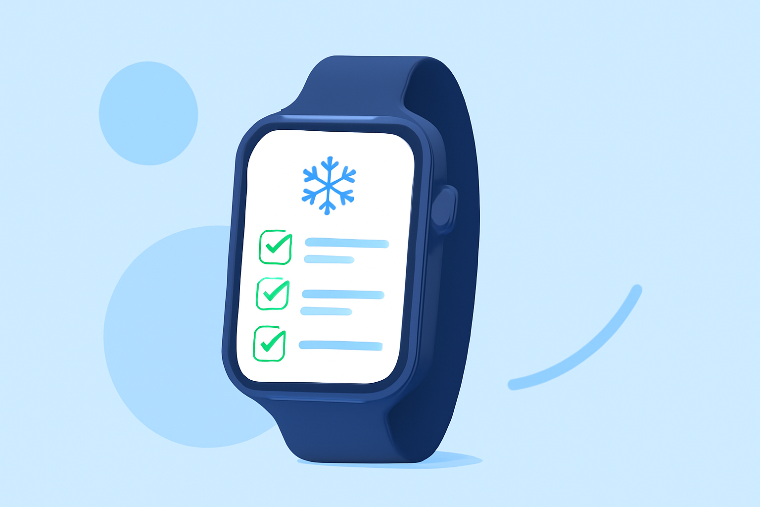 Blizzard Safety Checklist on Wear OS