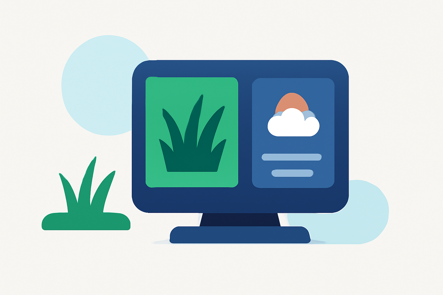 Optimizing Lawn Care with Smart Displays and Weather Integration