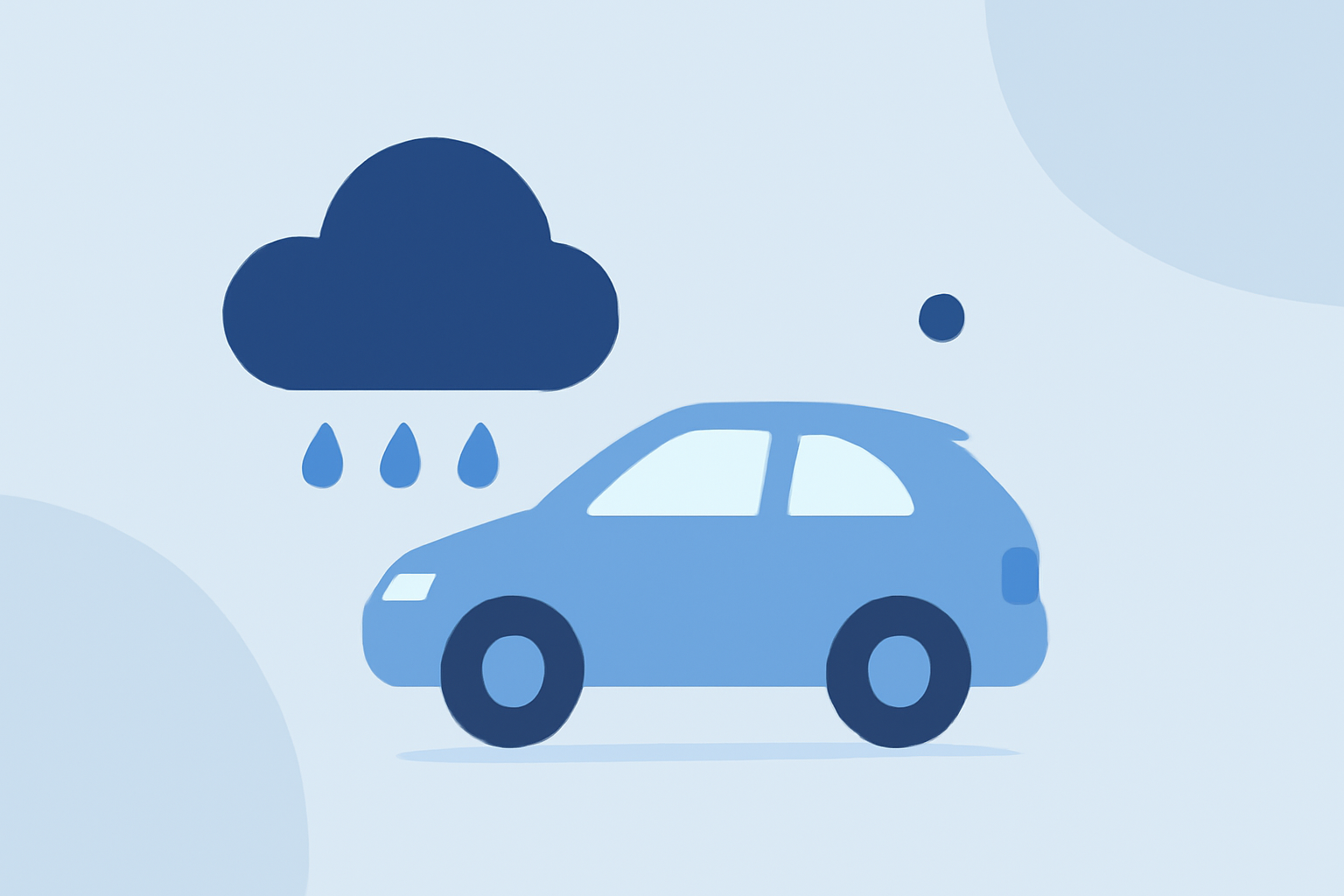 Understanding Rain Stop Timing Examples for In-Car Planning