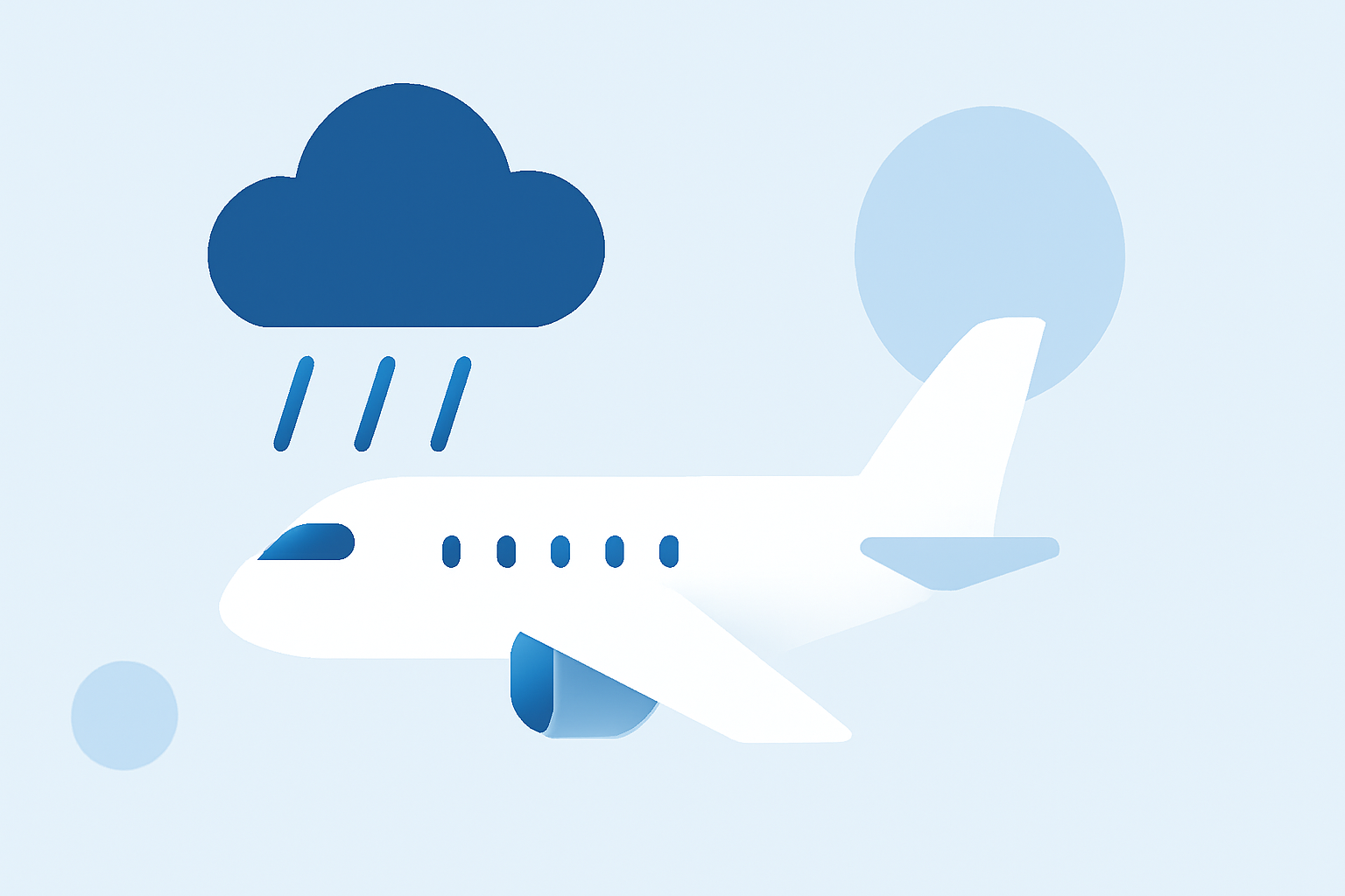 Understanding Rain Delays for Domestic Flights