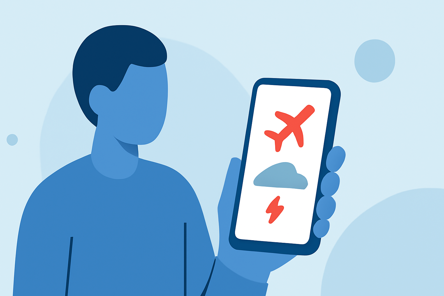 How to Manage Flight Delays Due to Storms Using Your Android Device