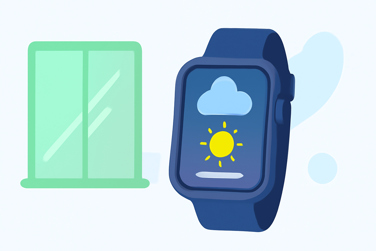 Optimizing Window Cleaning with Wear OS Weather Apps