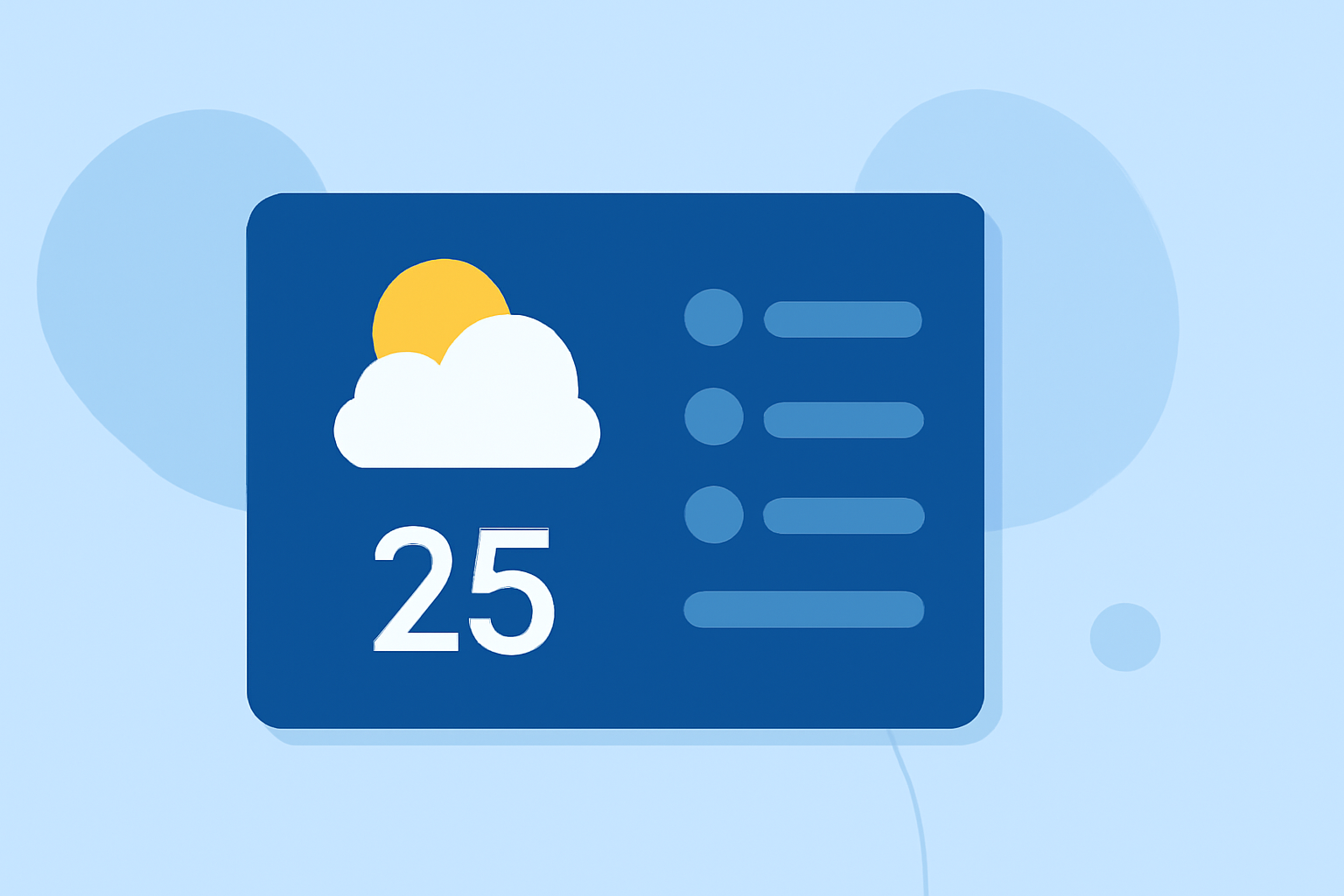 Weather Widget Refresh Rates Checklist During Outdoor Events