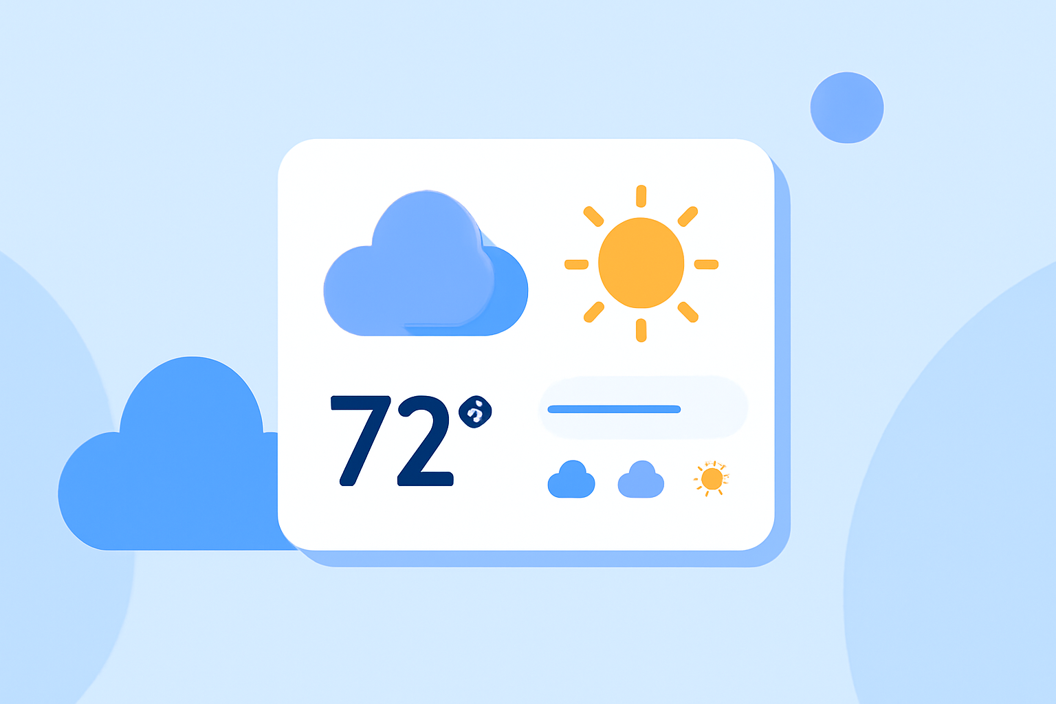 Weather Widget Customization Examples in 2026