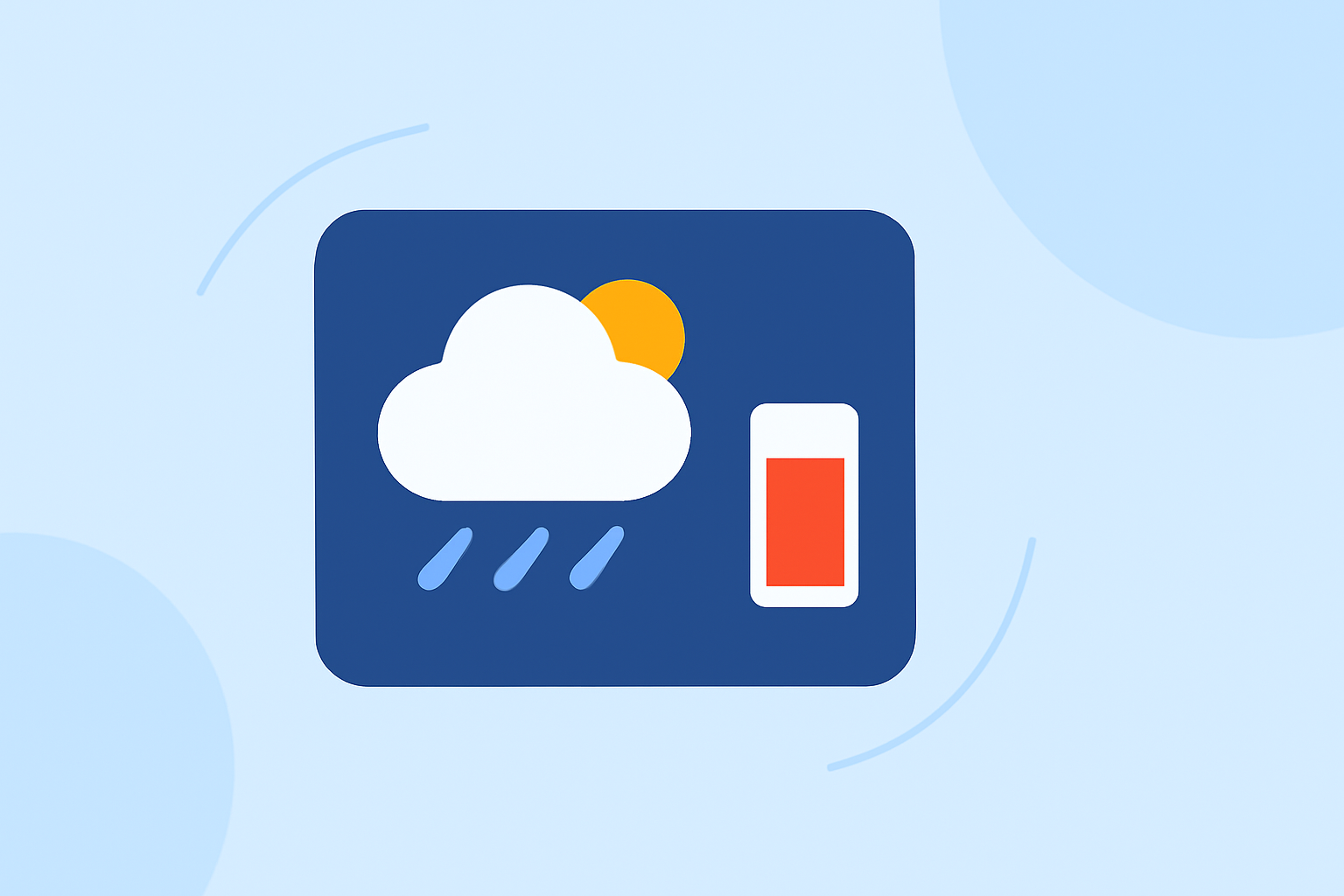 Weather Widget Battery Impact Cheat Sheet During Winter Storms