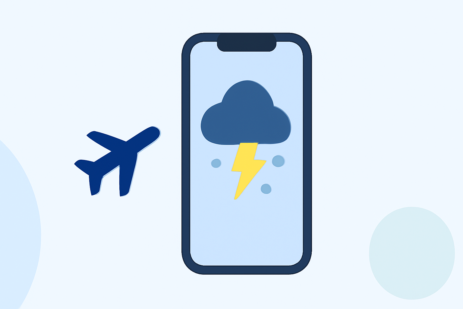 How to Rebook Flights During a Storm Using Your iPhone