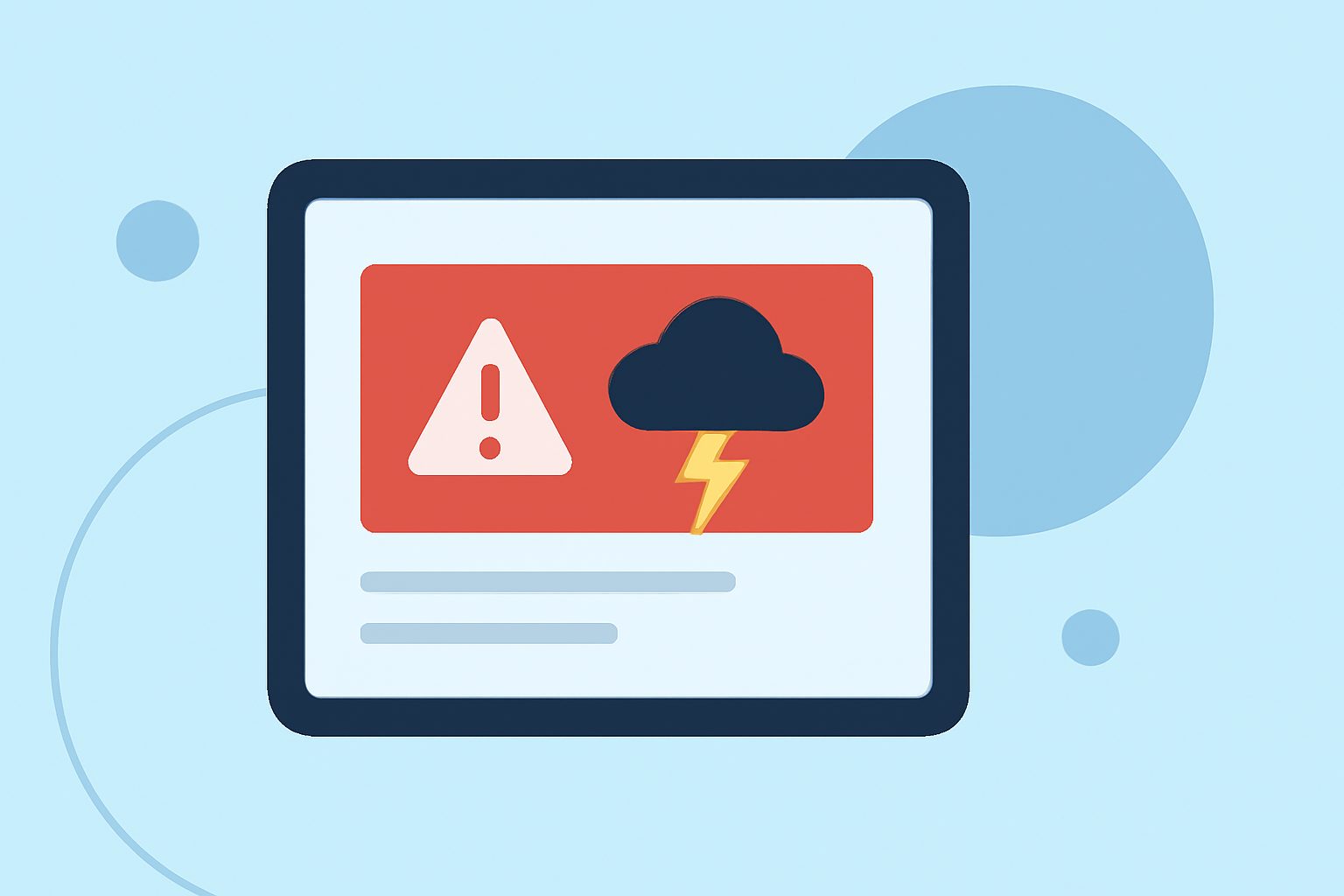 An Introduction to Severe Weather Alerts on a Tablet