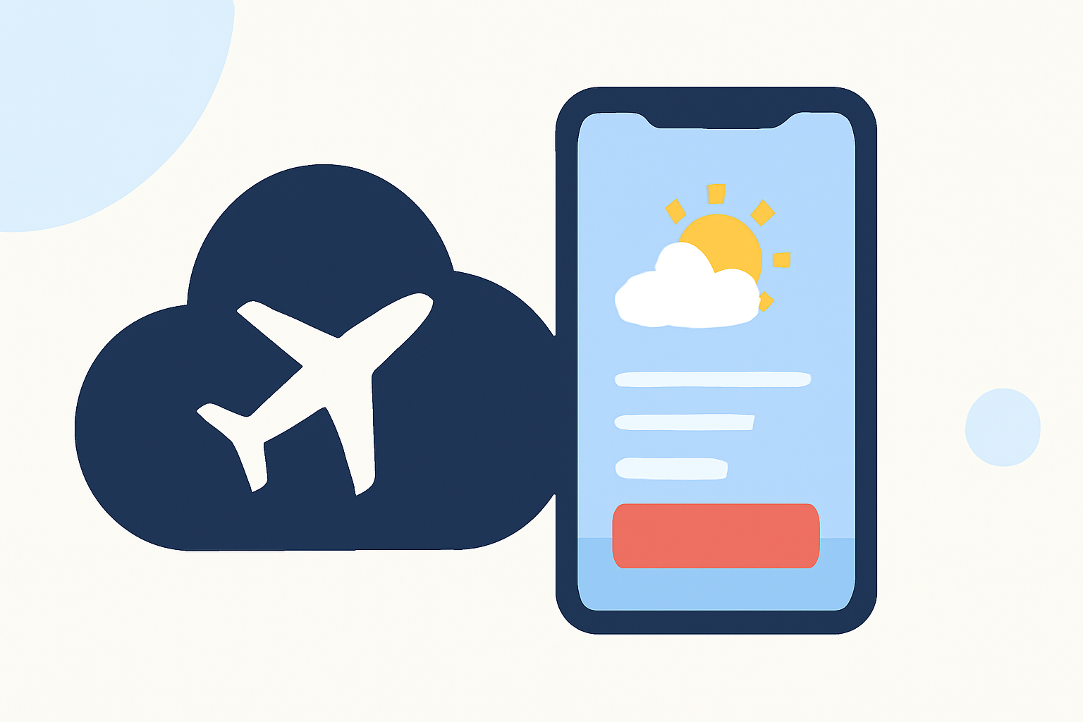 Predicting Flight Delays from Weather Forecasts: A Beginner's Guide for iPhone Users