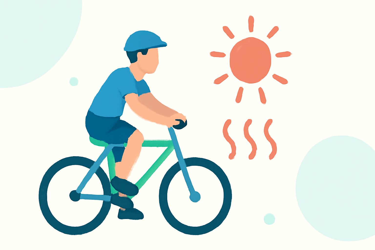 Cycling Safely During Heat Waves: Managing Air Quality and Health Risks