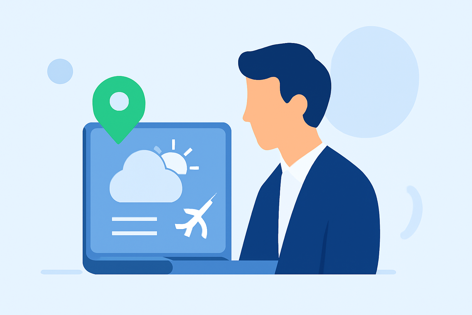 Quickly Track Weather for Connecting Flights: Essential Tools for Business Travelers