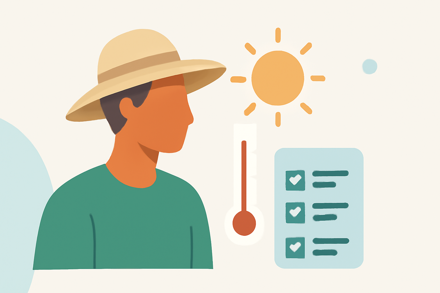 Heat Stroke Prevention Checklist for Gardeners