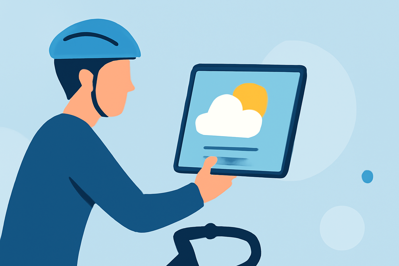 Essential Guide to Using Weather Apps for Outdoor Cycling on iPad