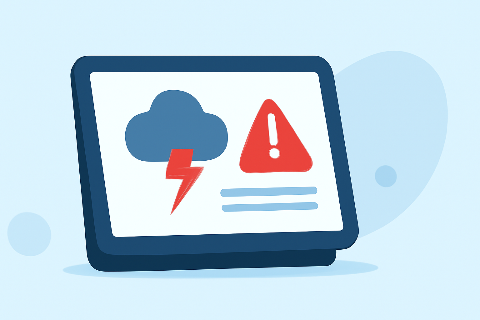 Severe Weather Basics on a Smart Display