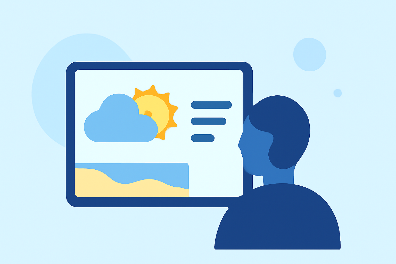 An Introduction to Weather Planning for Family Vacations on a Tablet