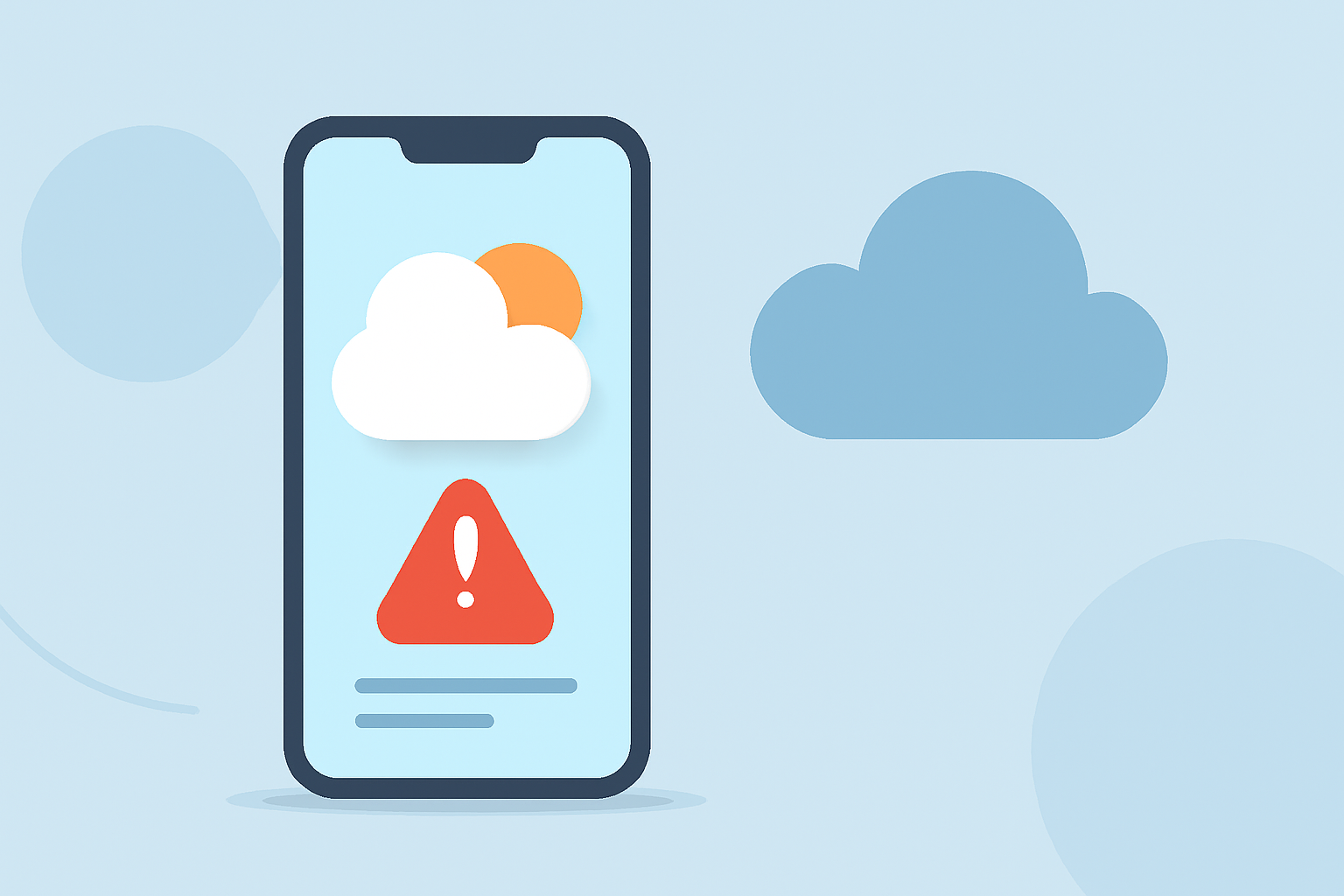 Easy Weather Risks at Your Destination on Android