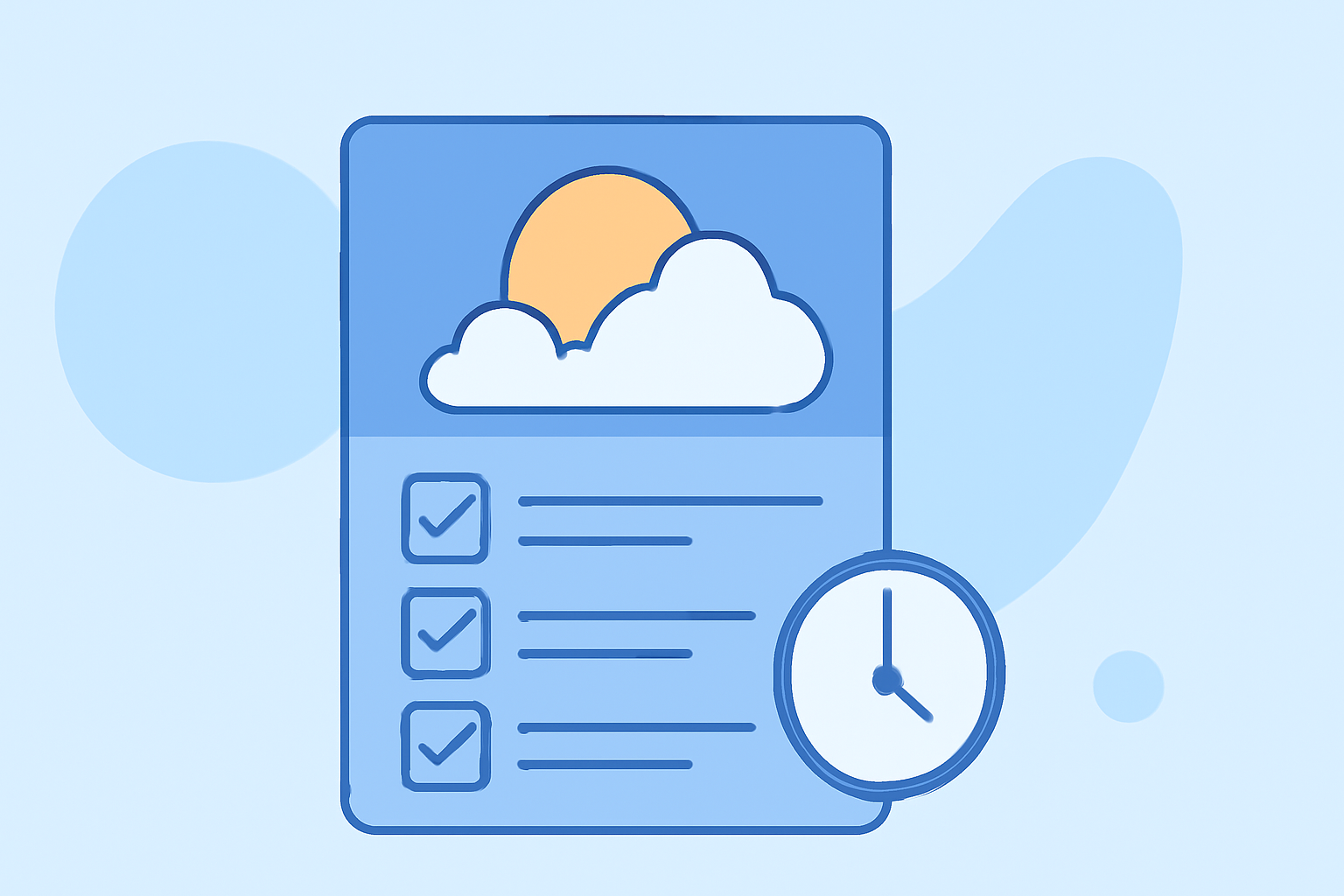 A Weather-Driven Daily Schedules Cheat Sheet for Travel Days