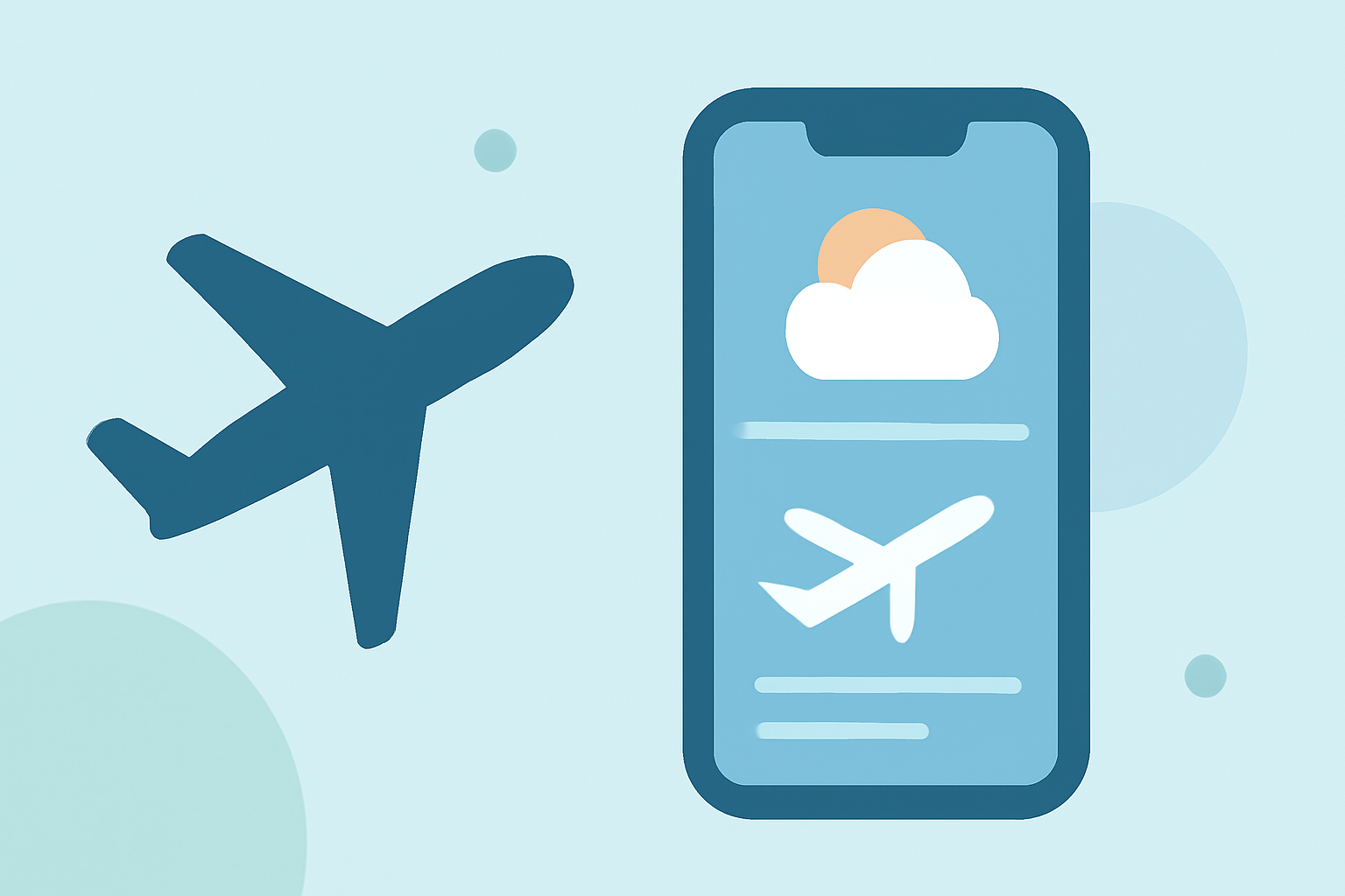 Mastering Early-Morning Flights and Weather on Your Phone