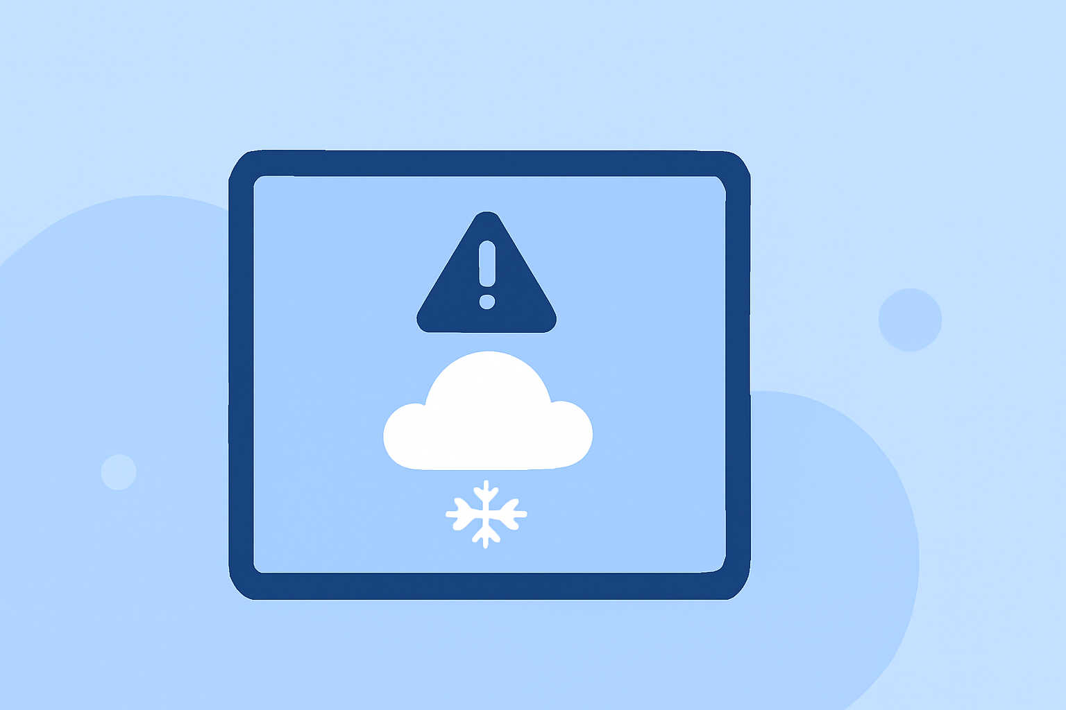 Designing Effective Weather Banners for Winter Storms