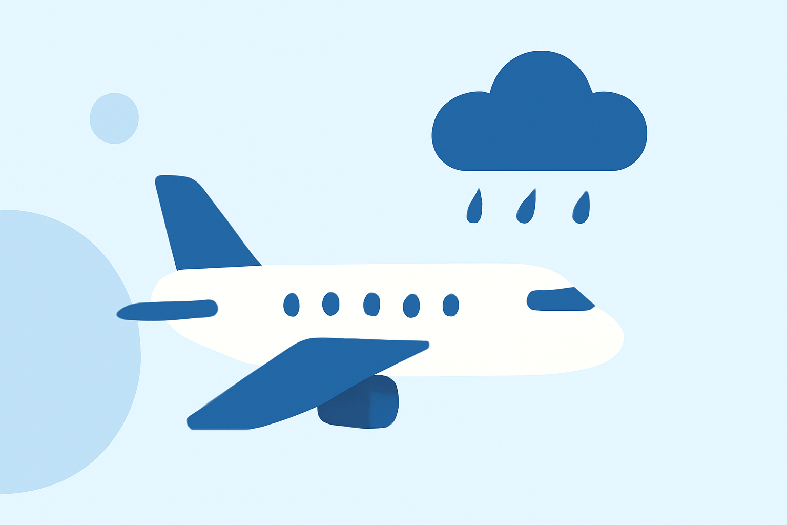 Avoiding Family Vacation Flight Delays Due to Rain