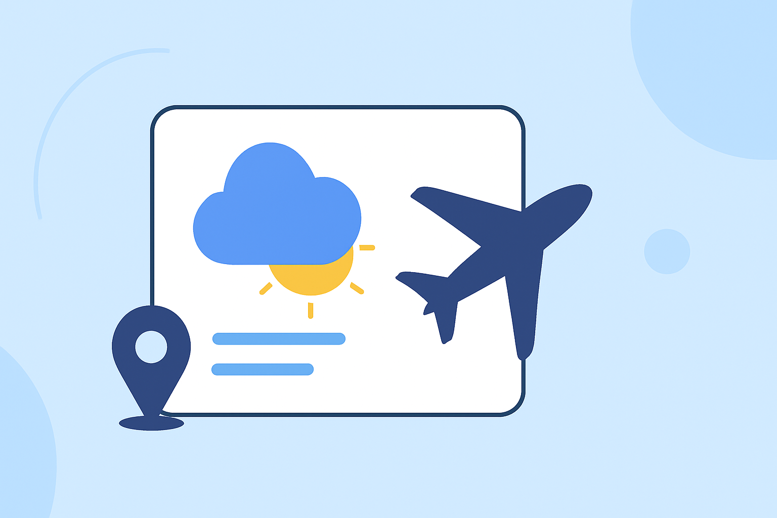 Getting Started with Weather Tracking for International Trips at a Glance