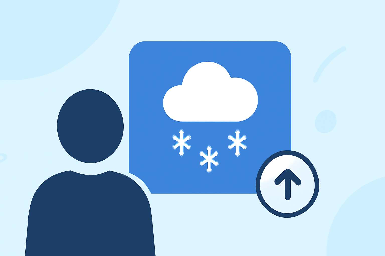 Monthly Weather Forecasts Step-by-Step During Winter Storms