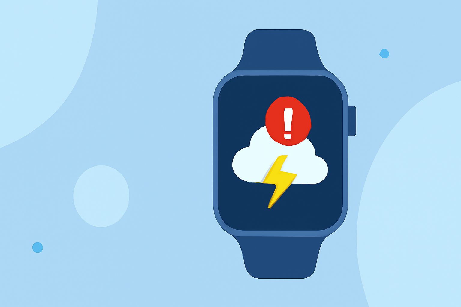 Weather Alert Lead Times Guide on Apple Watch