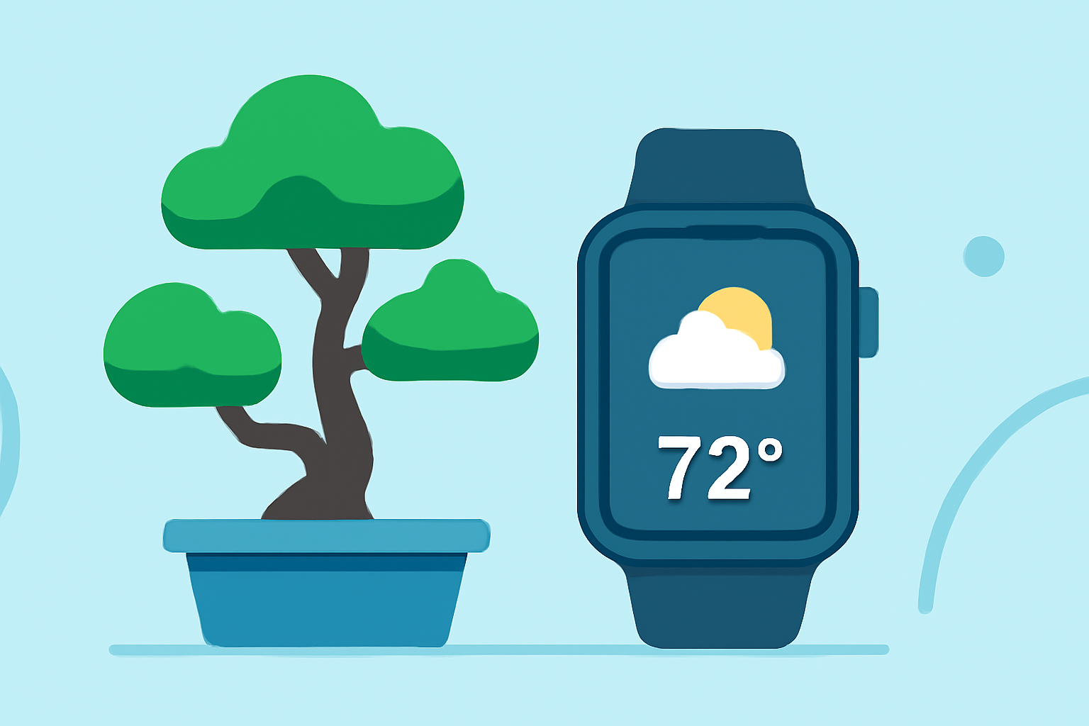 Optimizing Bonsai Care with Weather Insights on Apple Watch