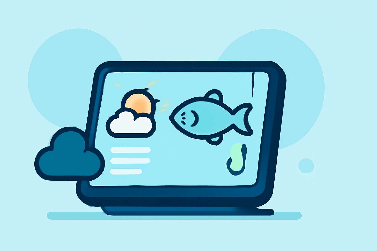 Pro Weather for Outdoor Fishing on a Smart Display
