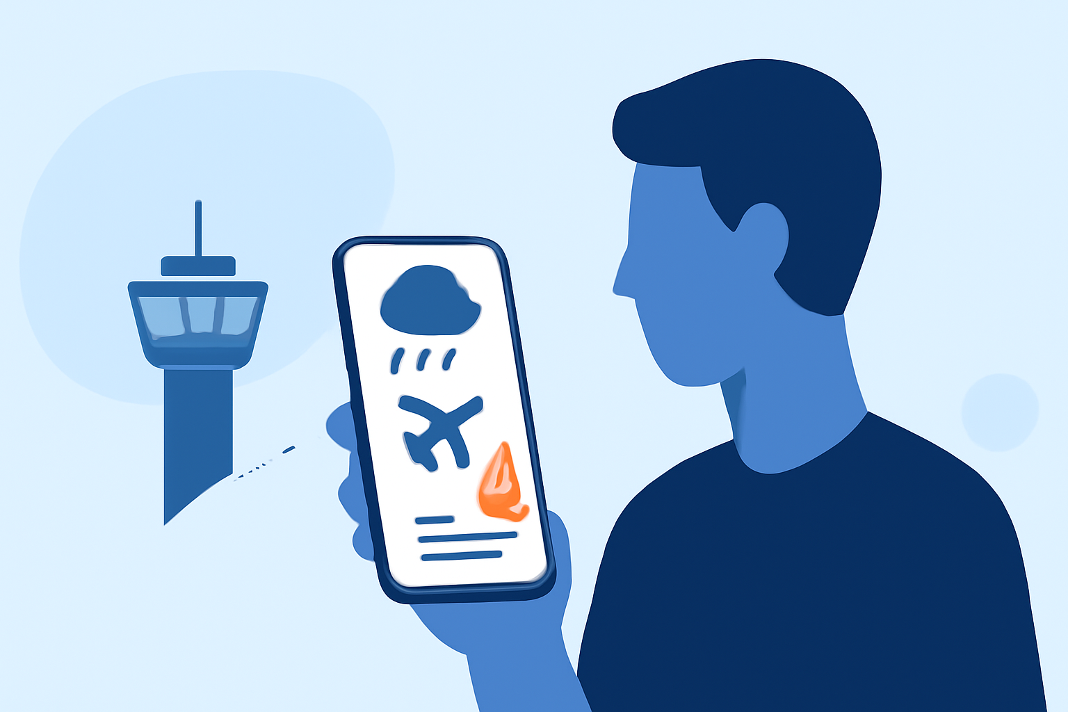 Understanding Hub Airport Weather Risks on the Go