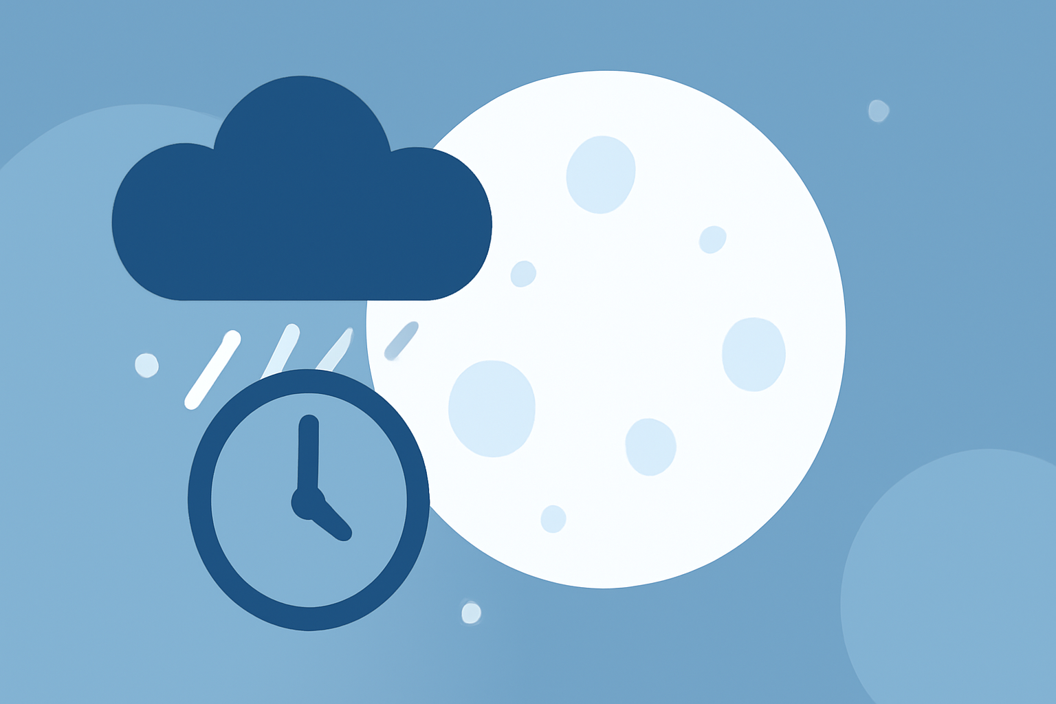 Understanding Moonrise and Moonset Times During Winter Storms