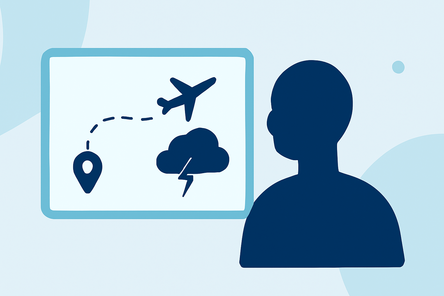 How to Track Storms Along Your Flight Route at Airports