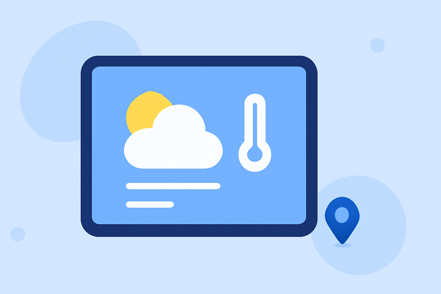 Understanding Weather Widget Locations on iPad