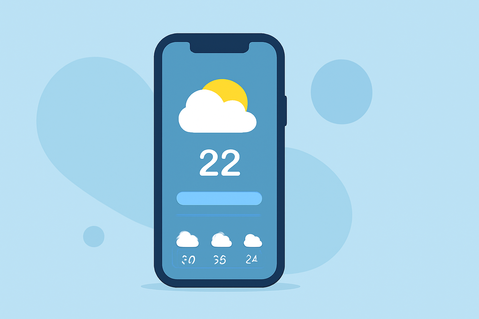 Understanding Common Weather App Home Screen Features on Android