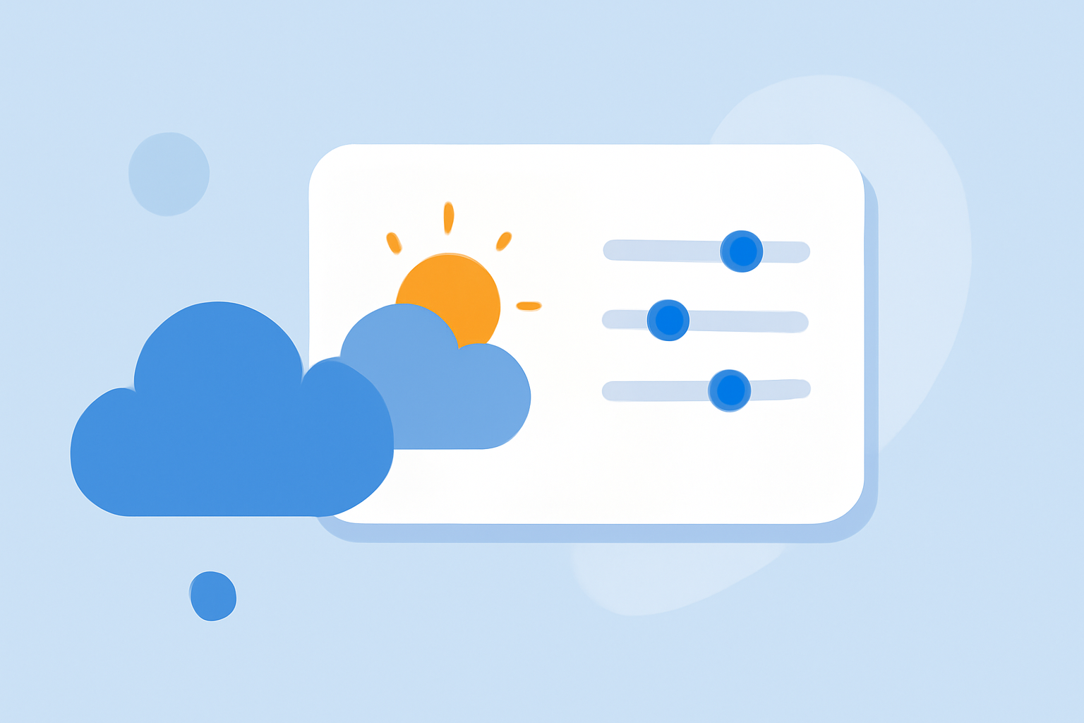 Weather Widget Customization Cheat Sheet