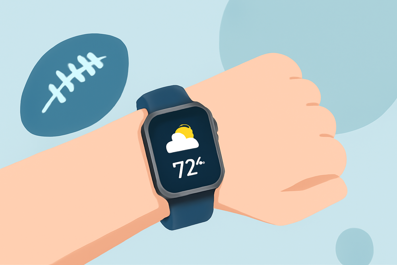 How to Use Your Apple Watch to Check Weather for Football Games