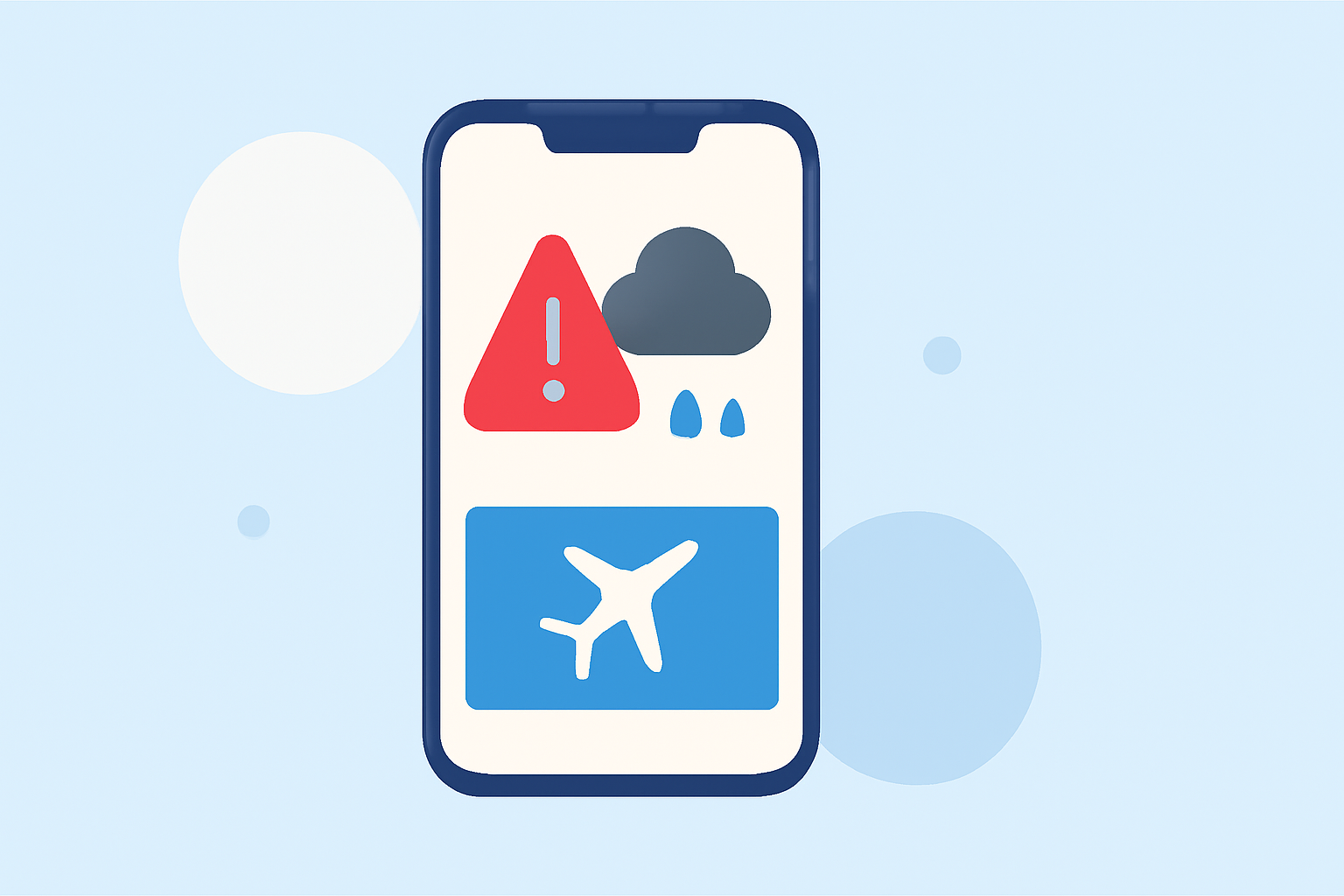 Travel-Day Weather Alerts Explained on iPhone