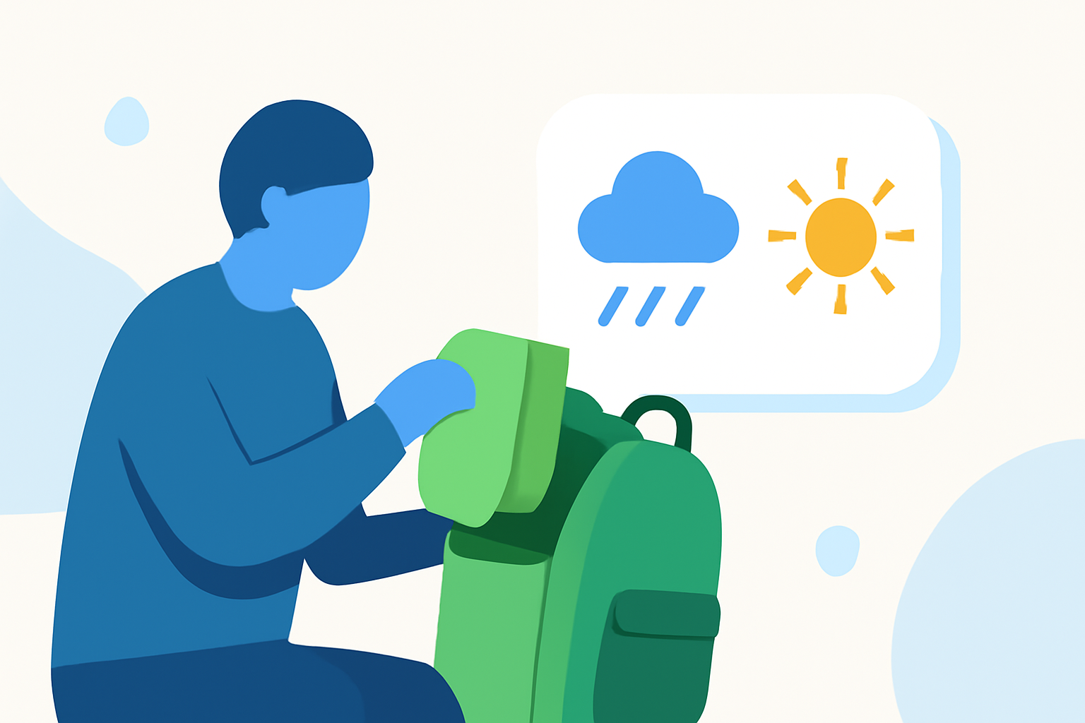 Creating a Weather-Aware Packing Workflow for Commuters