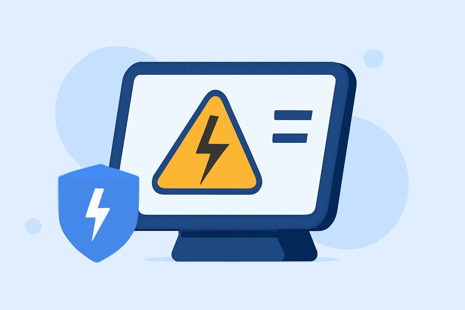 Lightning Strike Prevention Tricks on a Smart Display