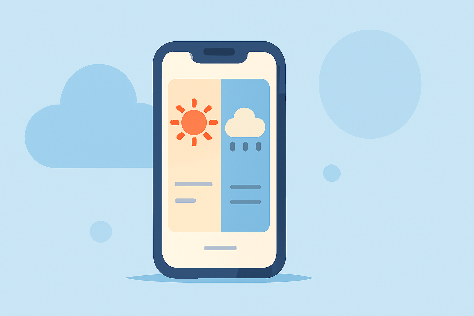 Quickly Compare Destination Weather Options on Your Phone