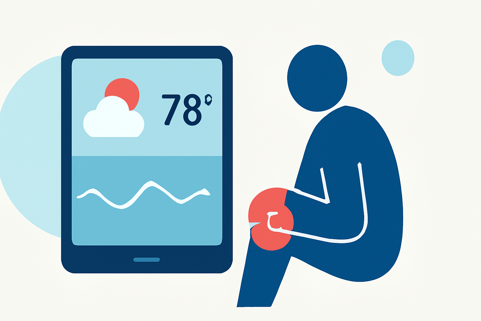 Your Ultimate Joint Pain Weather Guide on a Tablet