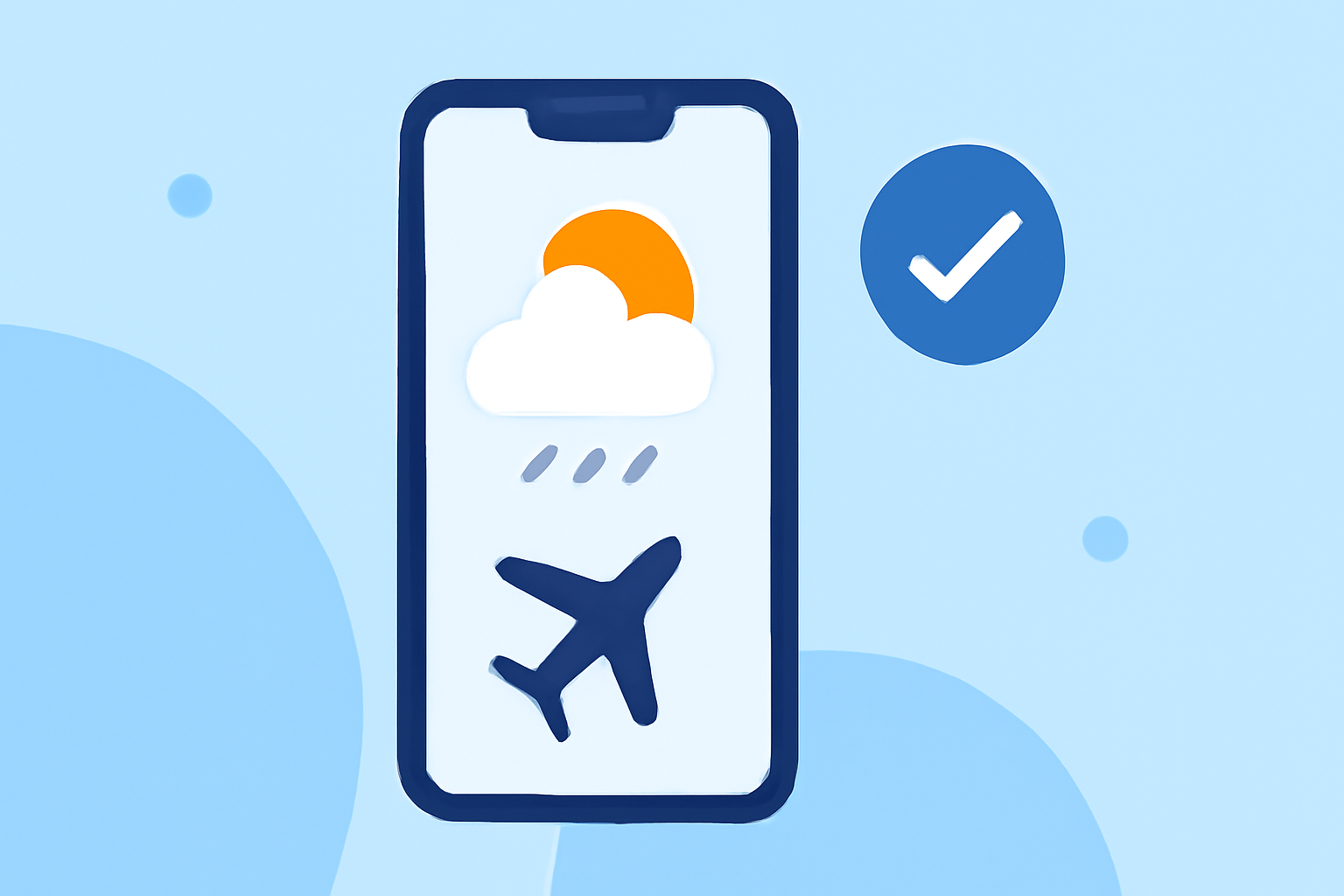 Tracking Weather Around Your Flights: Mobile Tricks