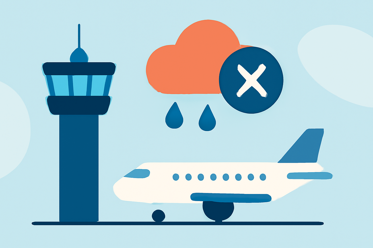 Understanding Ground Stops During Bad Weather at Airports