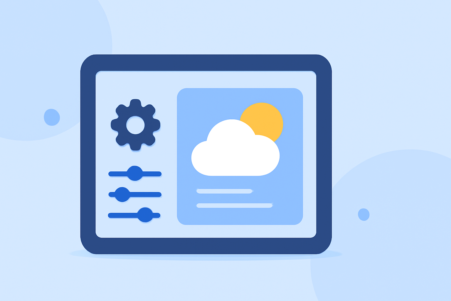 Configuring Weather Widget Data Choices in Under 5 Minutes