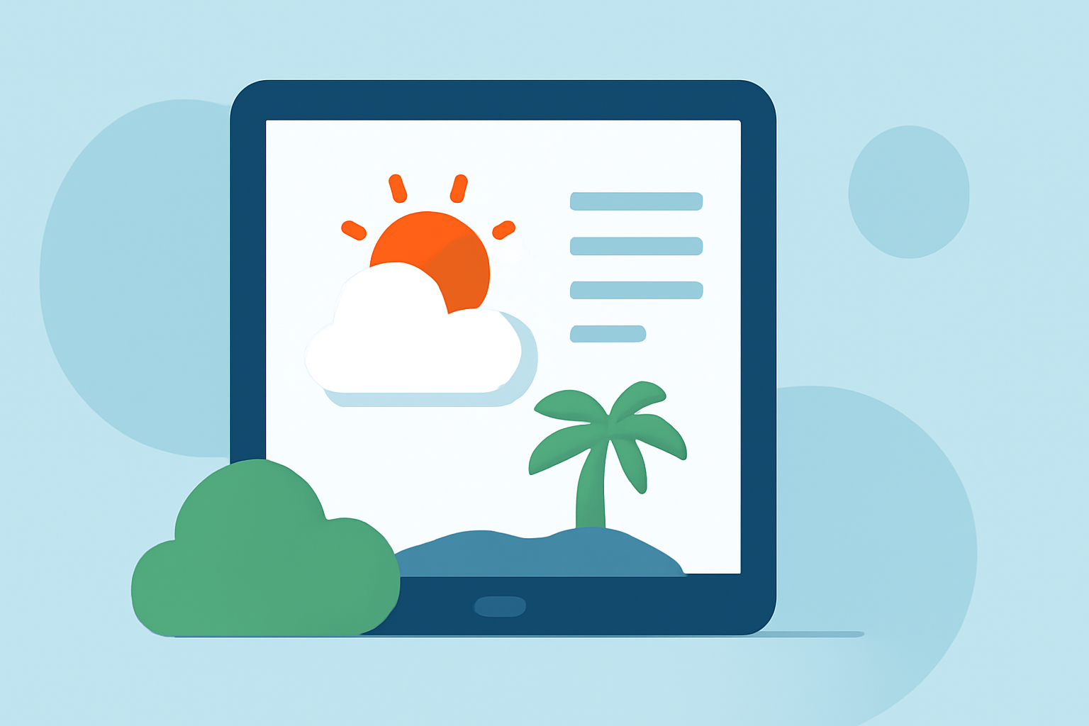 Understanding Weather Windows for Tropical Destinations on Your iPad