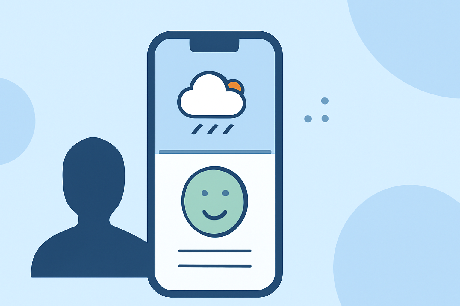 Weather and Mood Planning Step by Step on iPhone