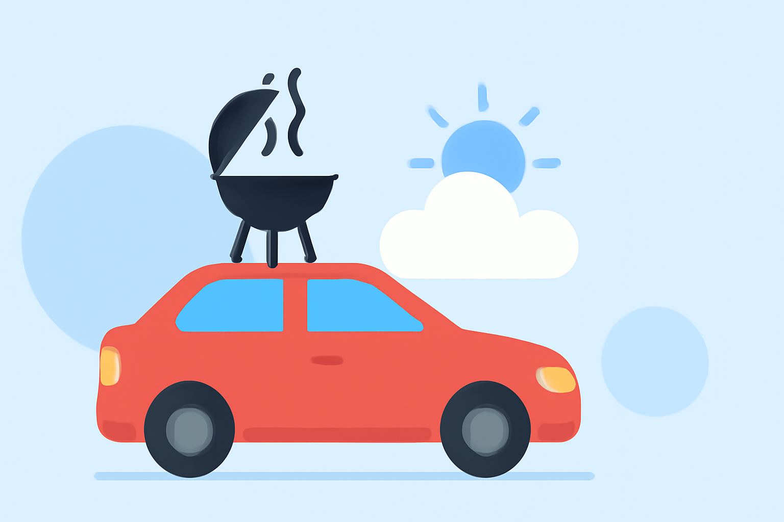Weather Considerations for Outdoor Barbecues in Your Car