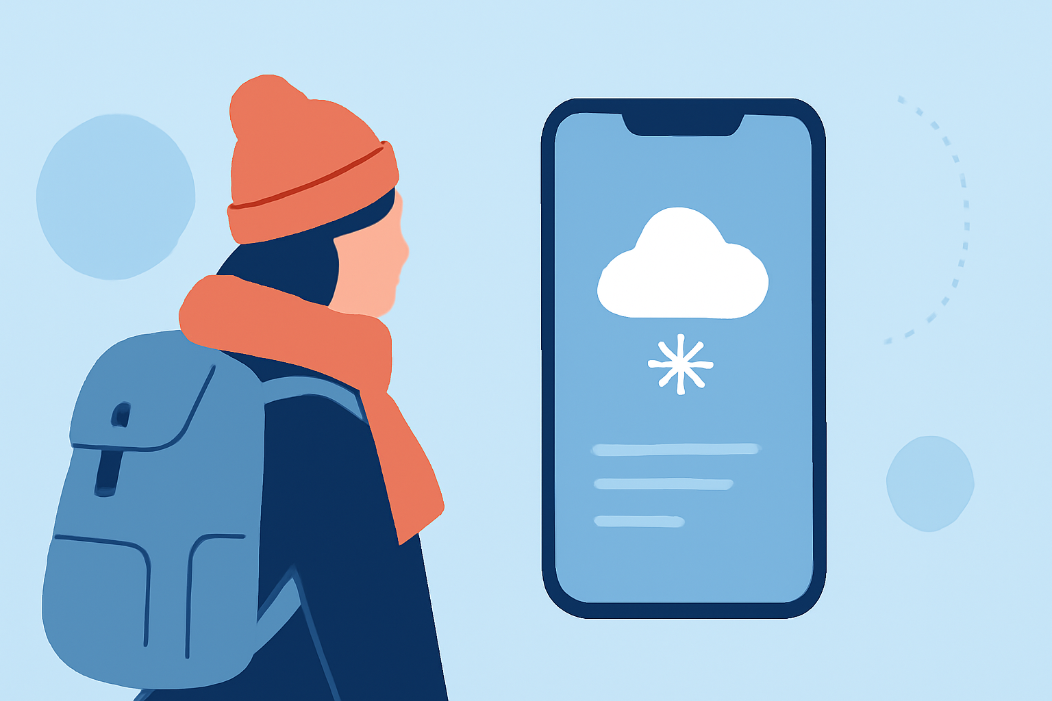 Easy Winter Travel Packing Tips with Weather Insights on Android