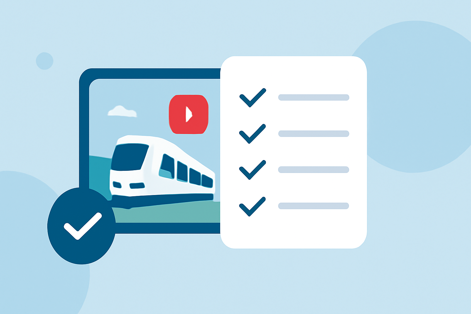 Train Journey Timelapse Edits Checklist for Social Media