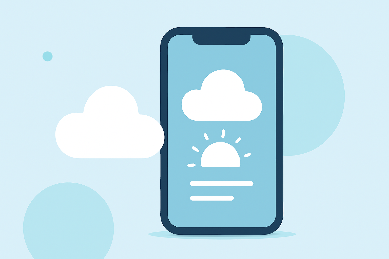 Weather for Outdoor Study Explained on iPhone